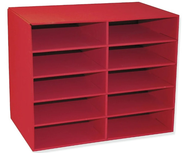 Organisateur de rangement Classroom Keepers Red Shelf Organizer dans Rangement et organisation  à Ville de Montréal