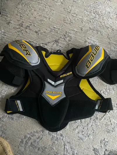 Youth Reebok 18K Pants & Bauer Shoulder Pads, View more