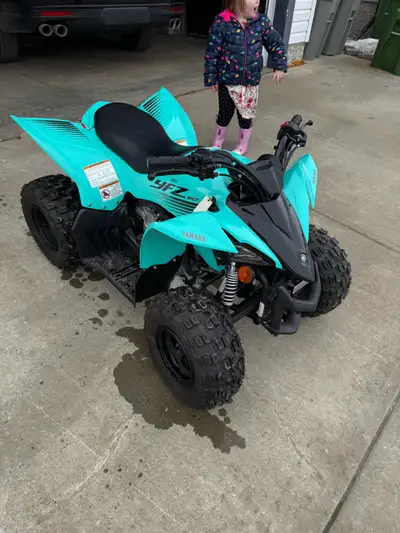 2024 Yamaha 50 kids quad New in December Kids don’t have interest Under 30 minutes Has factory warra...