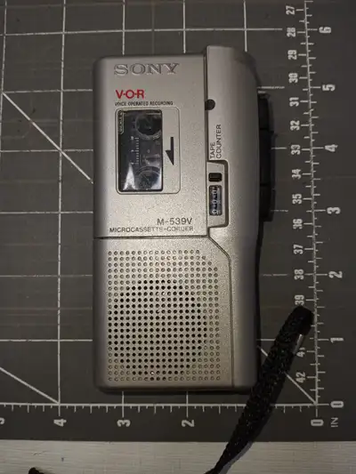 Sony M-539V MicroCassette Recorder - Tested and Working, View more