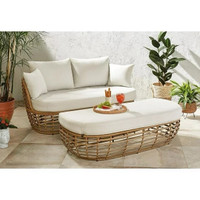 Patio HOMETRENDS DUNE LOVESEAT & OTTOMAN