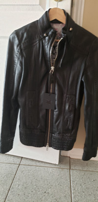 Mackage ladies leather jacket XS size