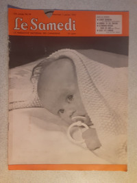 JOURNAL VINTAGE LE SAMEDI DE JANVIER 1952