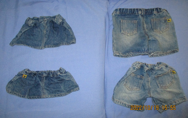 Build A Bear Bathing Suits, Jean Skirts, Shorts etc. in Toys & Games in Kingston - Image 4