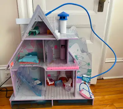 For Sale (as we're upgrading my daughter's room) L.O.L. Winter Chalet Dollhouse. Retails for $369, s...
