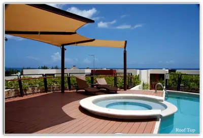 A beautiful, modern condo with 24-hour security, gated parking and an elavator (condo is #206, one f...