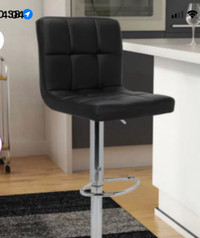Brand new Faux Leather Adjustable Swivel Bar Stool only one bar 