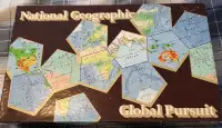 1987 National Geographic Global Pursuit Board Game