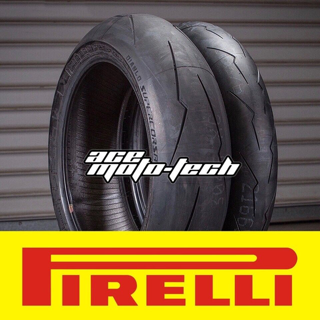 ✦ SALE ✦ PIRELLI Supercorsa SP V4 ✦ Lowest Prices ✦ WE INSTALL ✦ in Motorcycle Parts & Accessories in Oakville / Halton Region