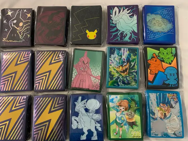 Pokemon cards sleeves x19 left mewtwo, Paldean, celebrations in Toys & Games in City of Toronto - Image 4