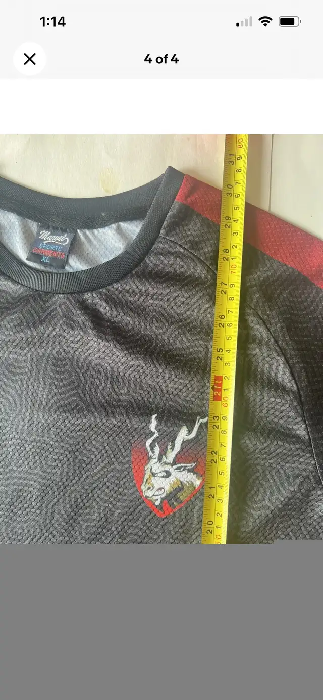 Lums Football Club Soccer Jersey Shirt Anjum Mens XL By Marvel  in Men's in Kingston - Image 5