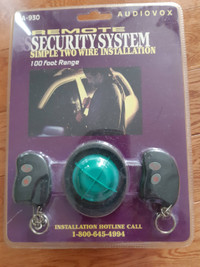 Remote car security system