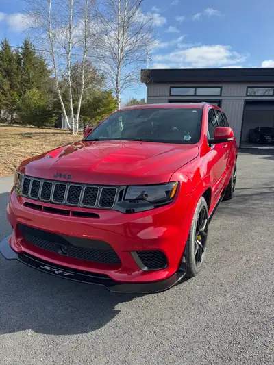 2018 Jeep Trackhawk Demon Performance brakes Kooks catback exhaust Legmaker intake Ripatuned overdri...
