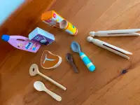 Lot d’accessoires cuisine jouets pour enfants marque Erzi (t132)