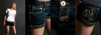 LIQUIDATION 75% OFF Ladies DESIGNER Shorts - Zipper Fly - 3D #2A