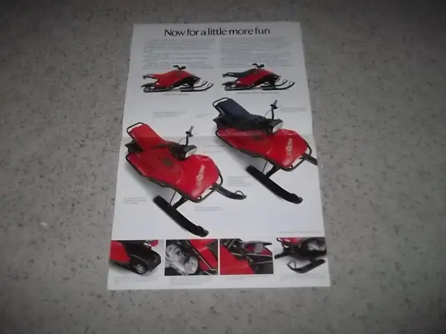 1988 Yamaha Snoscoot  Brochure in good condition. in Snowmobiles in City of Toronto - Image 3
