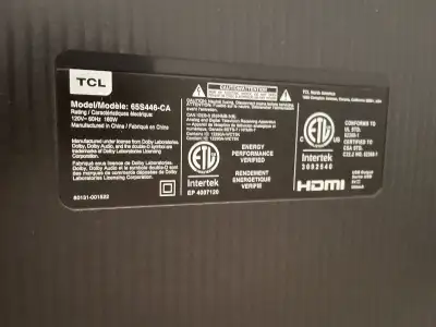 TCL 65 TV, View more