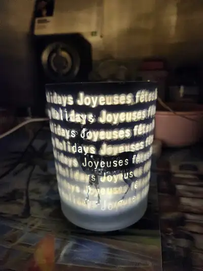 Can put light or candle in side, View more