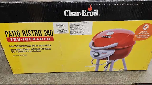 Char-Broil TRU-Infrared Patio Bistro Electric Grill, Red in BBQs & Outdoor Cooking in Calgary - Image 3