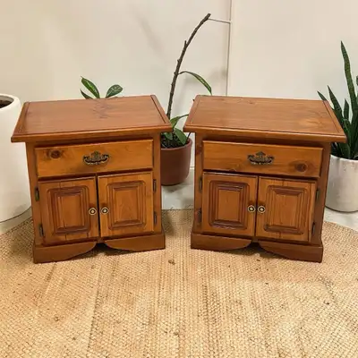 pine nightstands, View more