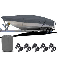 V-Hull Boat Cover, Semi-Custom 3-Layer 600D Polyester Waterproof