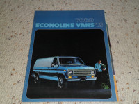 1975 '75 Ford Econoline vans color brochure 12 pages