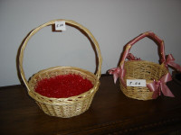 Wicker baskets (2)