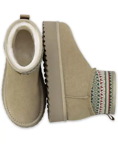 Suede Winter Shoes - Sz. 9.5 - NEW, View more
