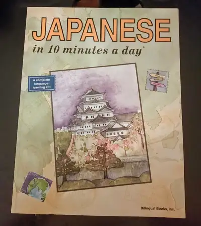 Learn Japanese in 10 Minutes a Day book with stickers, View more