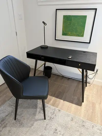 Ensemble de bureau de travail , chaise et lampe, View more