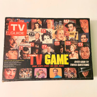 Vintage 1984 TV Guide's TV Game By Trivia Inc Board Game