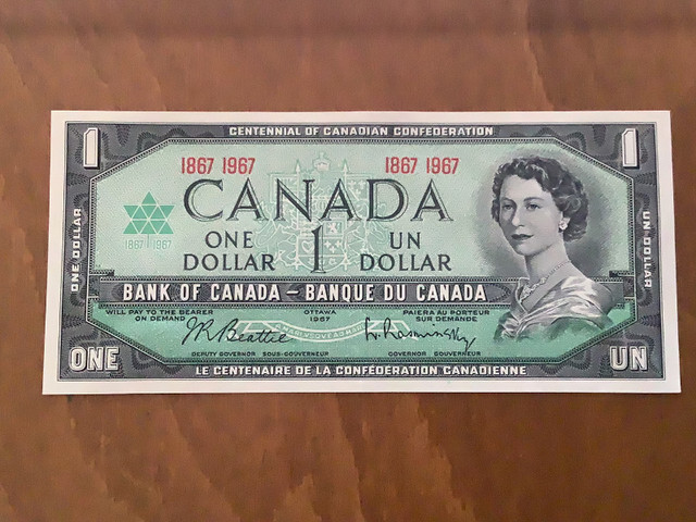 1967 $1 Canadian Centennial Bank Notes- 4- No Serial No’s- Circ. in Arts & Collectibles in Thunder Bay - Image 4