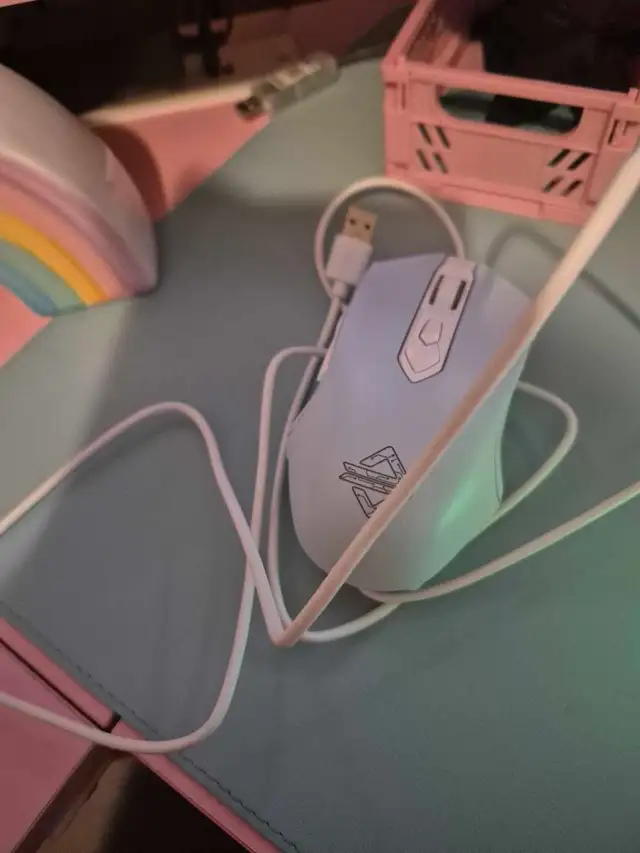 Computer USB Mouse Light Blue466869067994245120