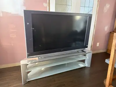 Sony 55 Inch TV and stand, View more
