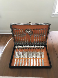 Silver Plated Cutlery Set, Made in Italy 