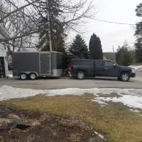 Handyman with Truck and 2 trailers.