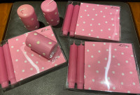 Girls Birthday Candle Napkin Set - Business Liquidation