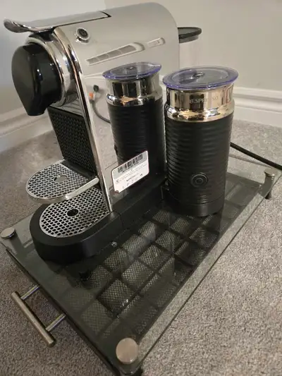 Nespresso CitiZ with Aeroccino milk frother, View more