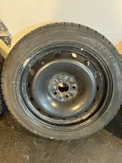 Yokohama iceguard IG 53 245/45R18 5x120 bolt pattern 1 season on tires & rims 9/32 Came off a 2010 A...