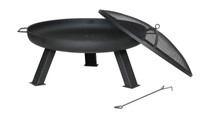 Hometrends 31.5 In. Round Steel Fire Pit