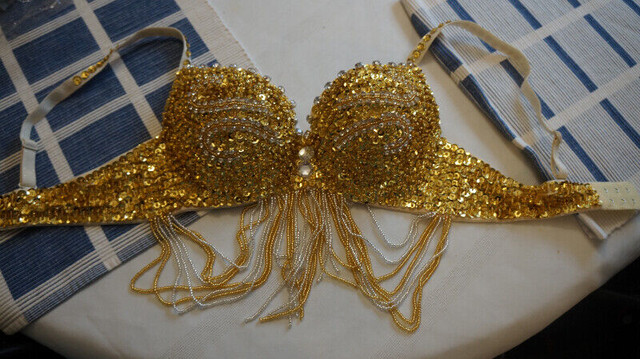 GOLD SEQUIN BRA COSTUME in Costumes in Norfolk County