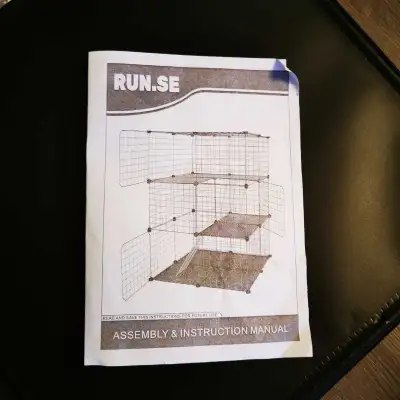 RUN.SE Pet Playpen 3 tier floors, View more