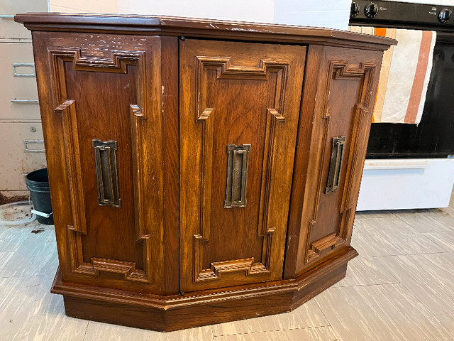 Condo Size Console Cabinet  34"X12.5"X28" High in Hutches & Display Cabinets in City of Toronto