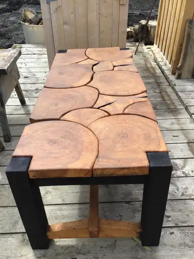 ELM 38" X 60", SPRUCE 38" X 120", BIRCH 30" X 96" , ALL MATERIAL IS 2 " THICK