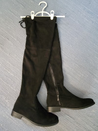 Over-the- knee high boots