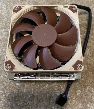 Noctua NH-L9a-AM4, Premium Low-Profile CPU Cooler for AMD AM4 Only 37mm total height Ideal for slim...