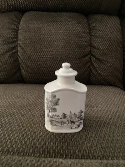 Vintage WEDGEWOOD stoppered flask, View more