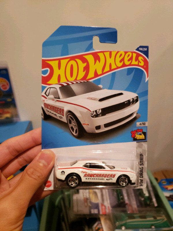 Hot wheels Ramchargers 2018 Dodge Challenger SRT Demon white in Arts & Collectibles in Markham / York Region