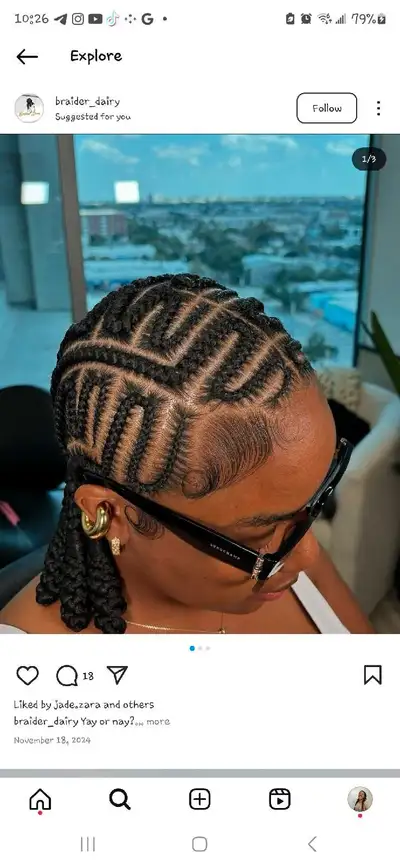"Slay Every Strand – Expert Hair Styling for Every Occasion! ✨ From braids to sleek installs, we cre...