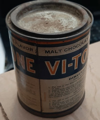 Canne Metal Pleine V-Tone Chocolat Pour la Toux ou Fievre